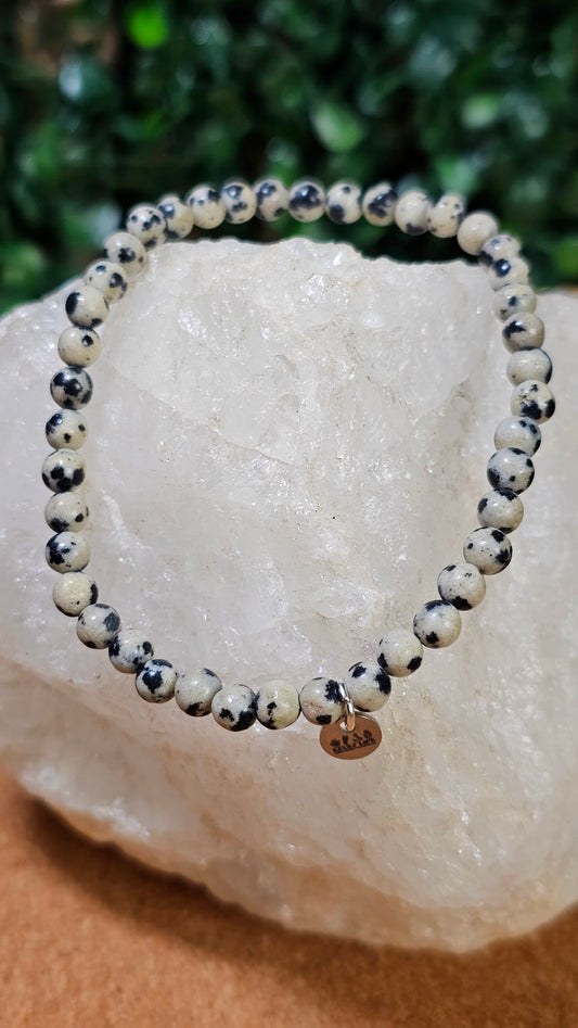 Dalmatian Jasper bracelet